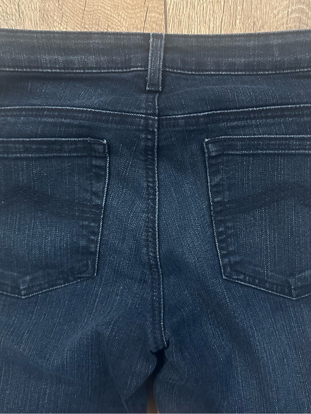 Michael Kors Bootcut Straight Leg Size 6 Midrise Dk Blue Rinse. EUC Versatile! - Picture 8 of 10